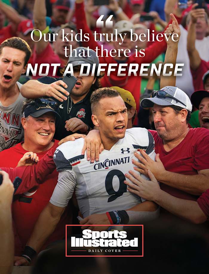 Daily Cover: Desmond Ridder surrounded by Cincinnati fans